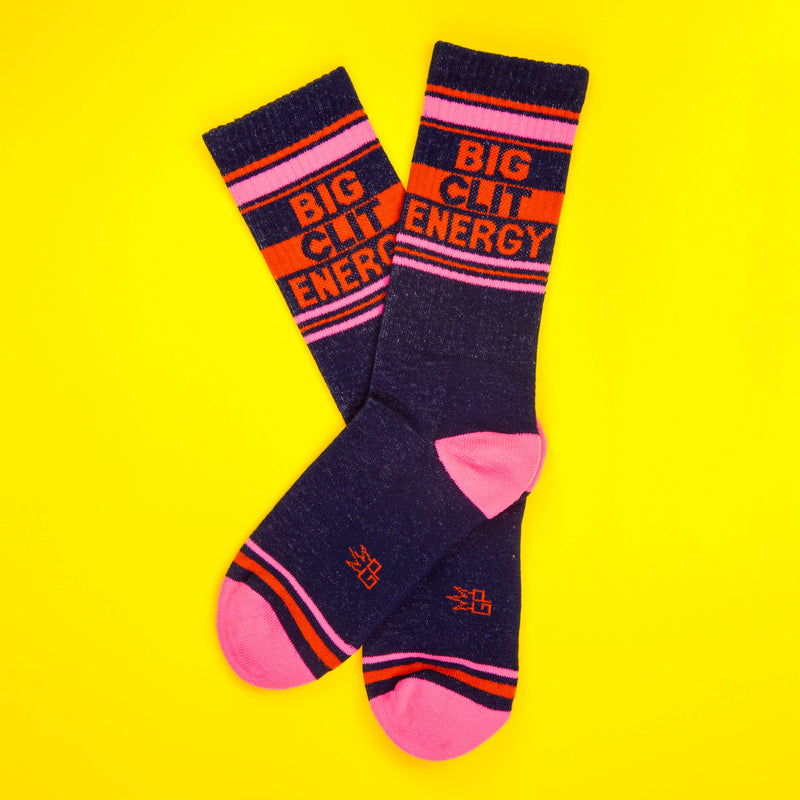 Big Clit Energy Gym Crew Socks
