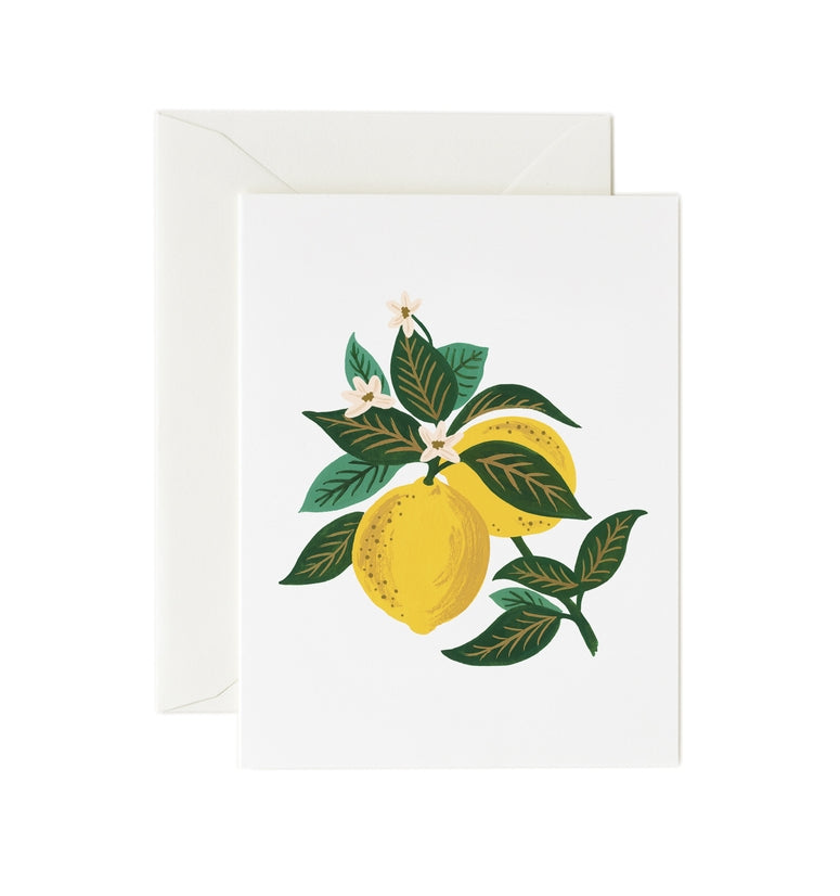 Lemon Blossom Greeting Card