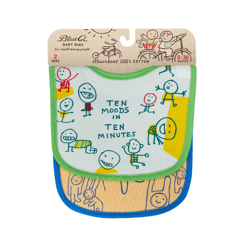 Ten Moods/My Voice Baby Bib Set