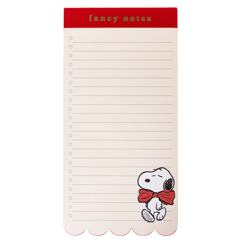 Peanuts Scallop List Pad