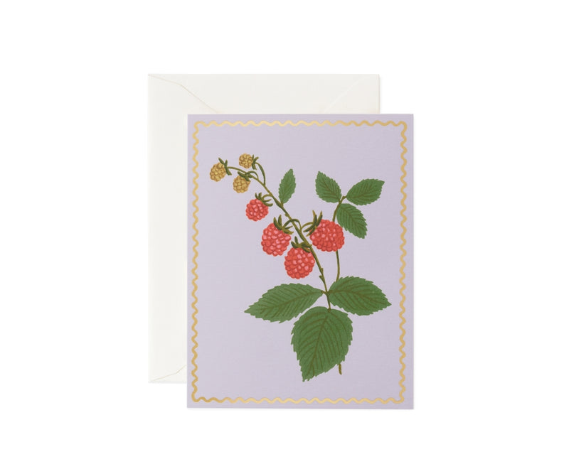 Raspberry Greeting Card