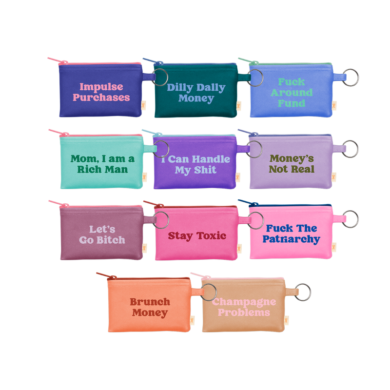 Colorblock Penny Key Ring: I'm Just A Girl