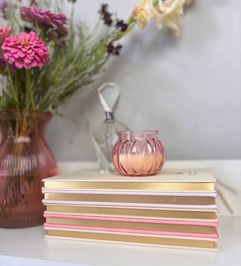 Mom, I Want to Hear Your Story Heirloom Rose Leather Cover Version