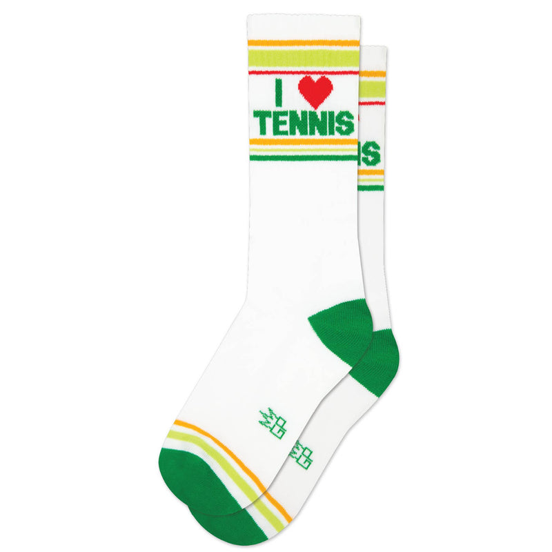 I ❤️ Tennis Gym Crew Socks