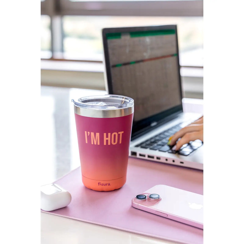 "Im Hot" Gradient Thermal Mug