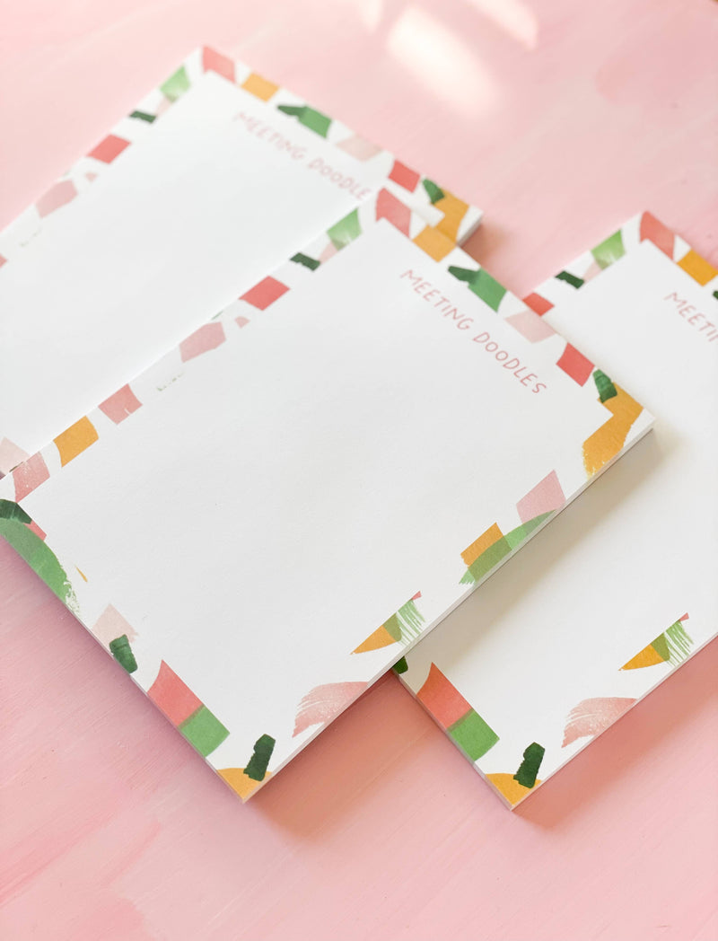 Meeting Doodles Notepad |  Funny Desk Notepad