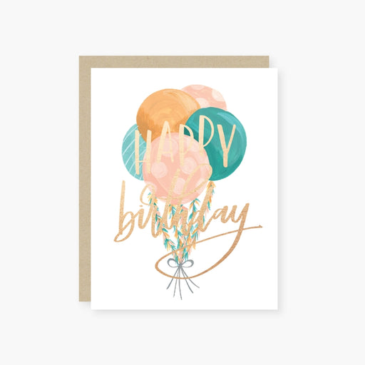 Birthday Balloons Birthday Card - LOCAL FIXTURE