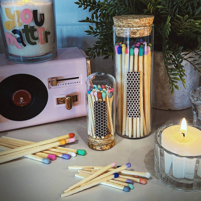 2" Matches + Mini Cloche -  Green