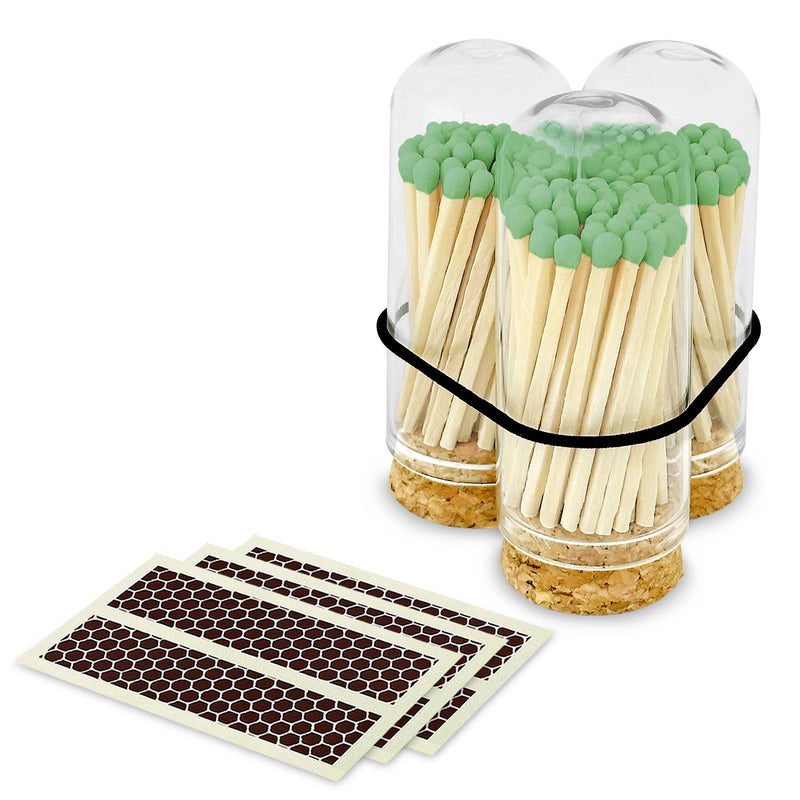 2" Matches + Mini Cloche -  Green