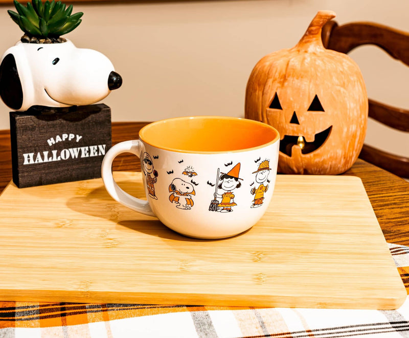 Peanuts Halloween Characters Ceramic Soup Mug