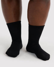 Ribbed Sock Black