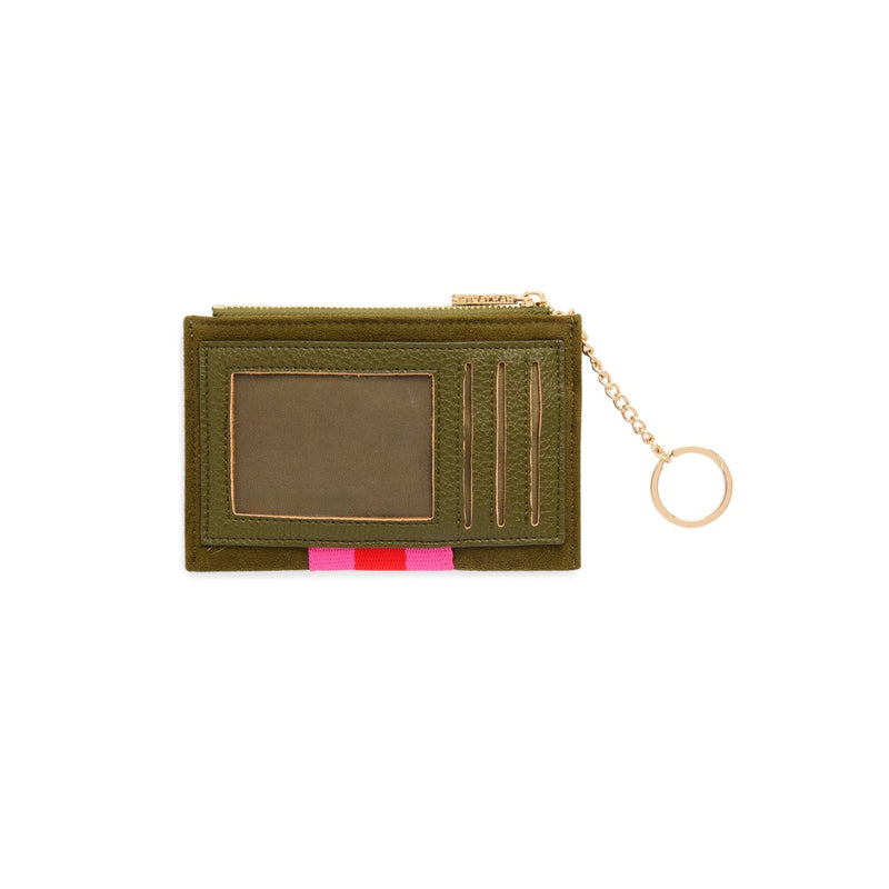 Milano Card Case/Key Ring | Olive