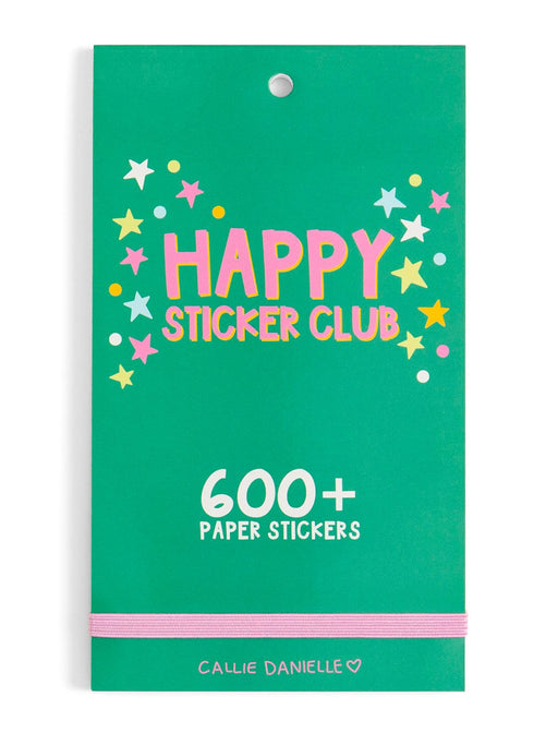 Happy Sticker Club smiley face and happiness sticker book by Callie Danielle