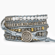 CAPE DIABLO JEWELRY Rose Quartz Loving Wrap Bracelet