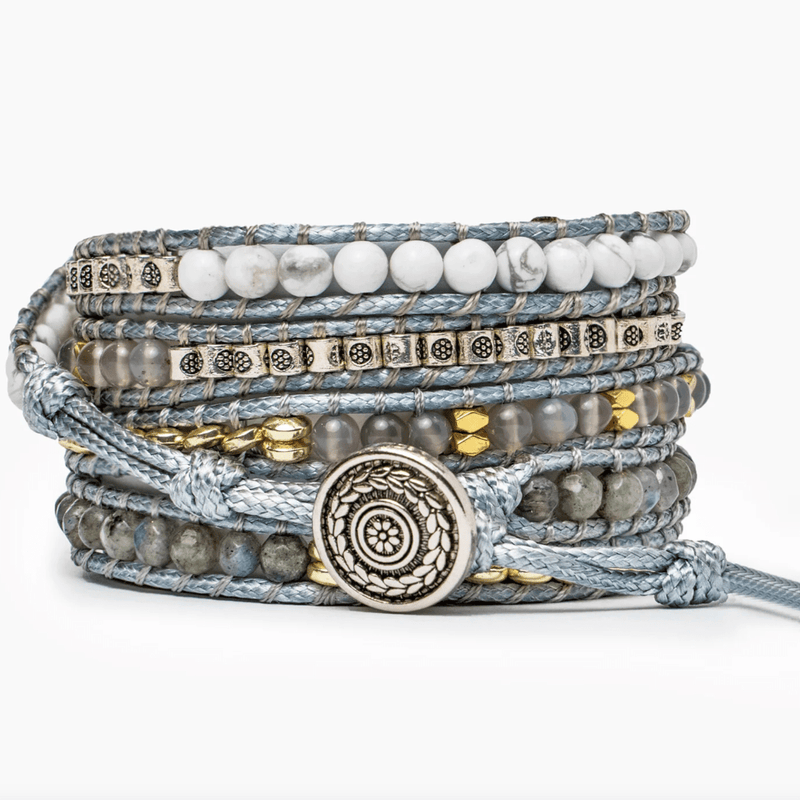 CAPE DIABLO JEWELRY Rose Quartz Loving Wrap Bracelet