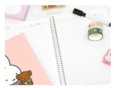 Miffy Spring Line Note Book Journal Planner