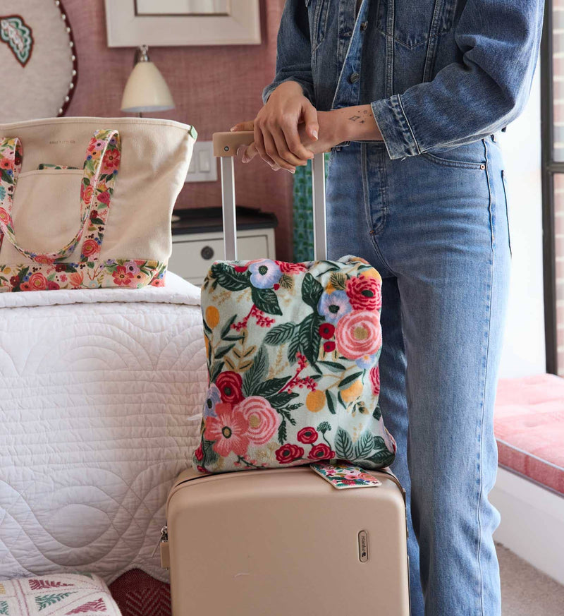 Garden Party Travel Fleece Blanket