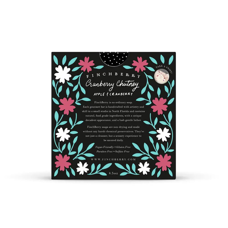 Cranberry Chutney Vegan-Friendly Gluten-Free Boxed Soap
