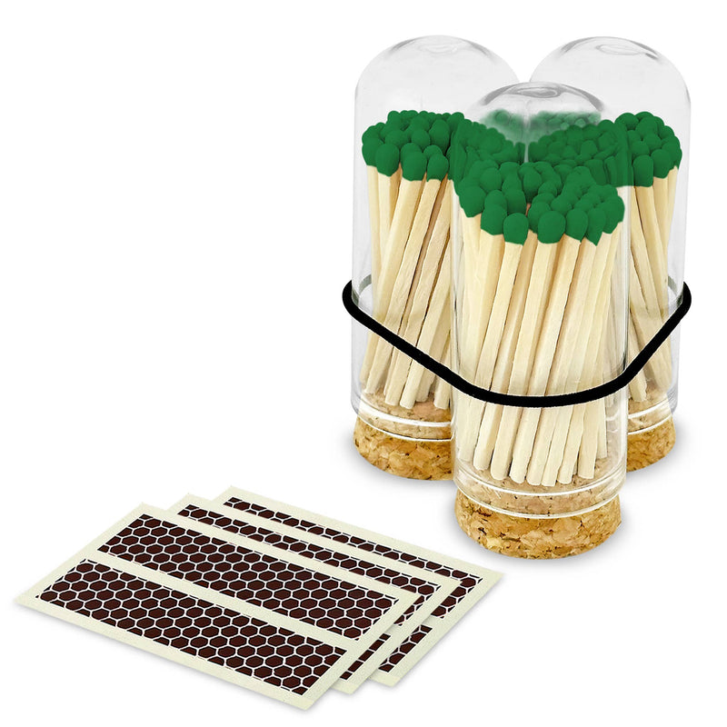 2" Matches + Mini Cloche -  Green