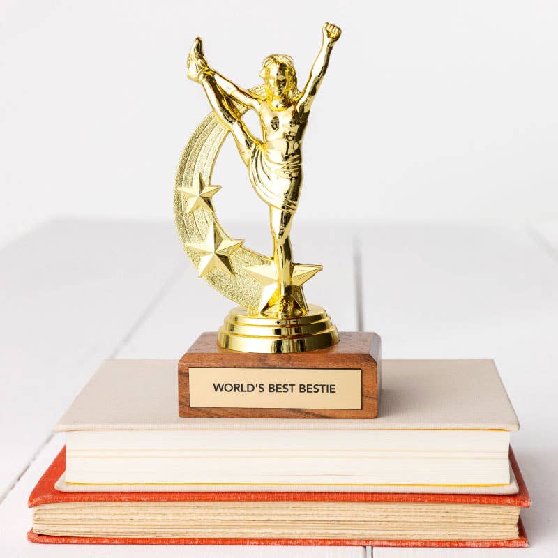 GIft for Your Bestie Trophy - "WORLD'S BEST BESTIE"