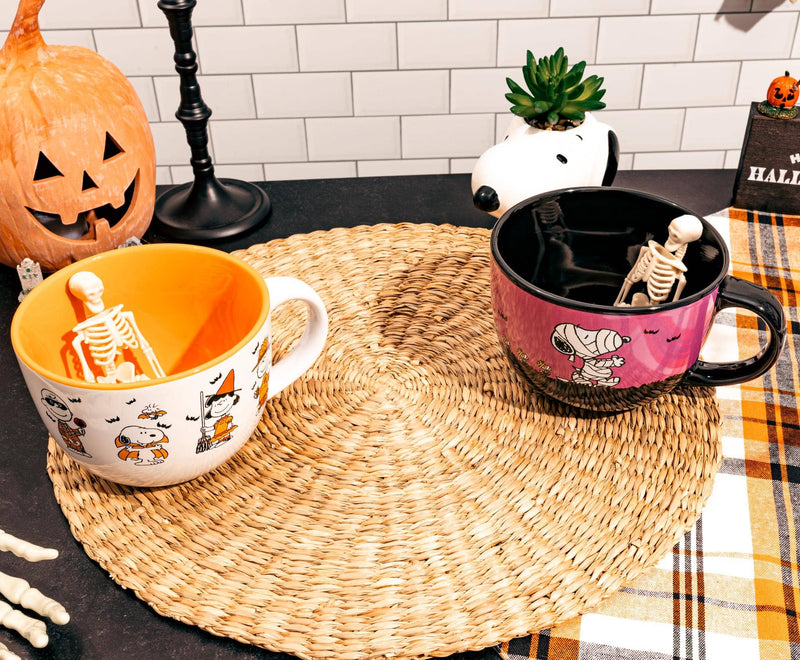 Peanuts Halloween Characters Ceramic Soup Mug