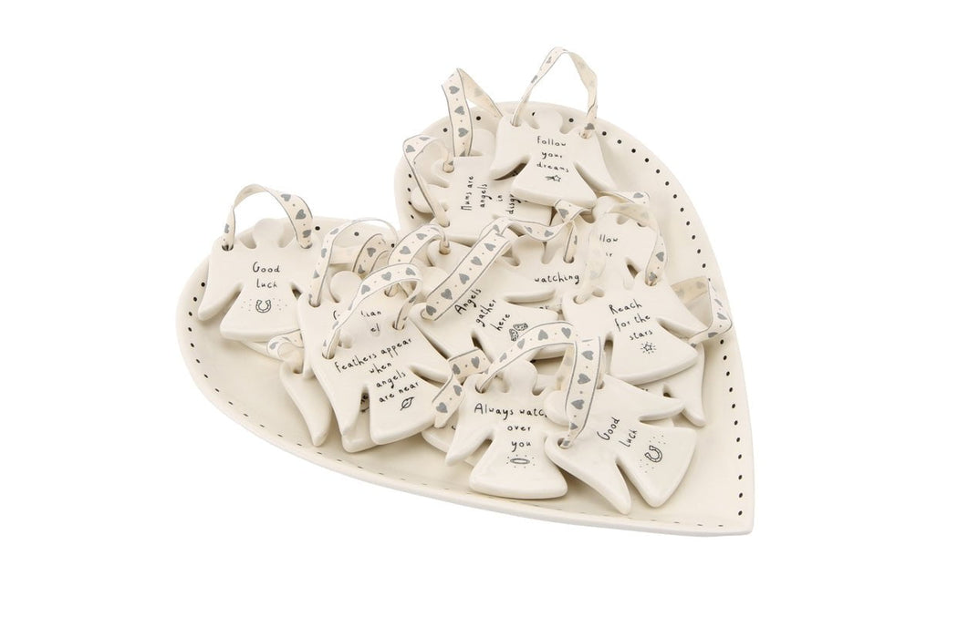 CGB GIFTWARE ORNAMENT Send with Love Angel Hangers