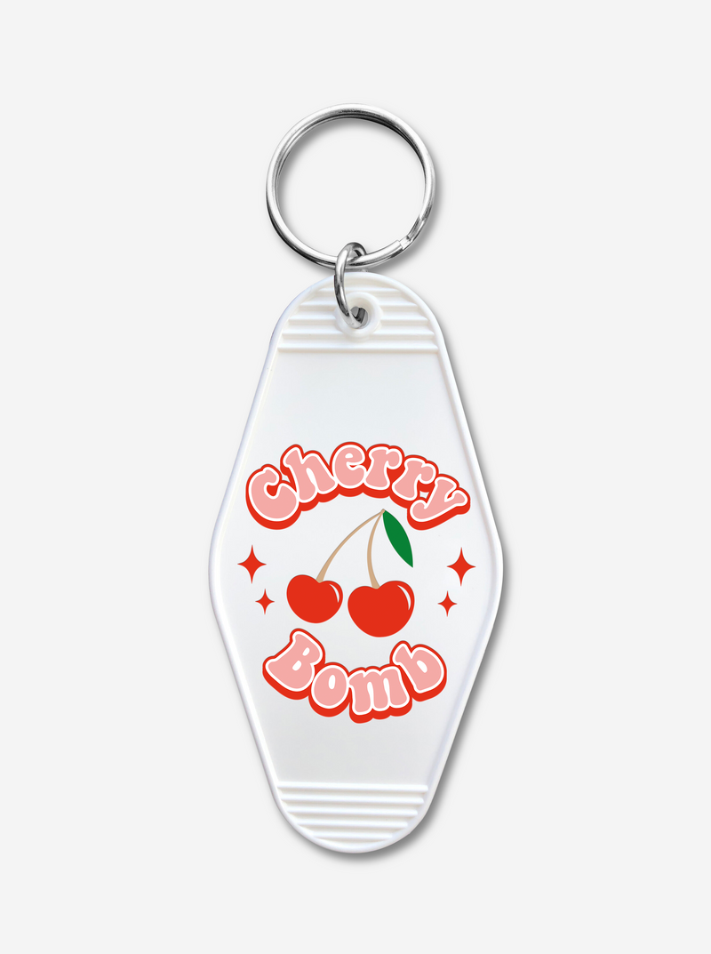 Cherry Bomb Motel Keychain - LOCAL FIXTURE