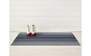 CHILEWICH DECOR Block Stripe Shag Mats | Denim
