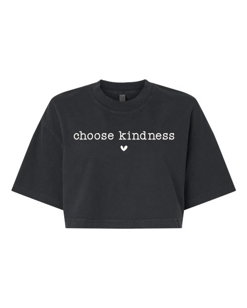Choose Kindness Cropped Shirt