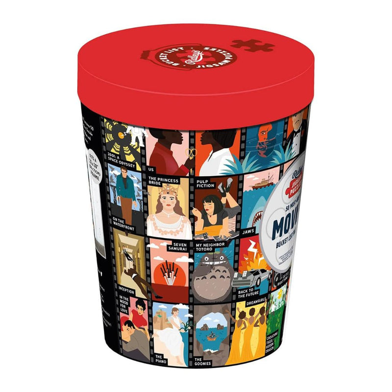 CHRONICLE BOOKS Books 50 Must-Watch Movies Bucket List 1000-Piece Puzzle