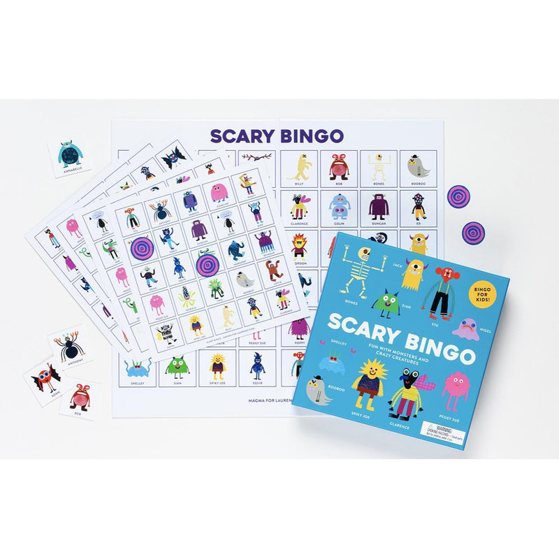 CHRONICLE BOOKS Books Laurence King Scary Bingo: Fun with Monsters and Crazy Creatures