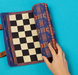 CHRONICLE BOOKS GAME Pendleton Chess & Checkers Set: Travel-ready Roll-up Game
