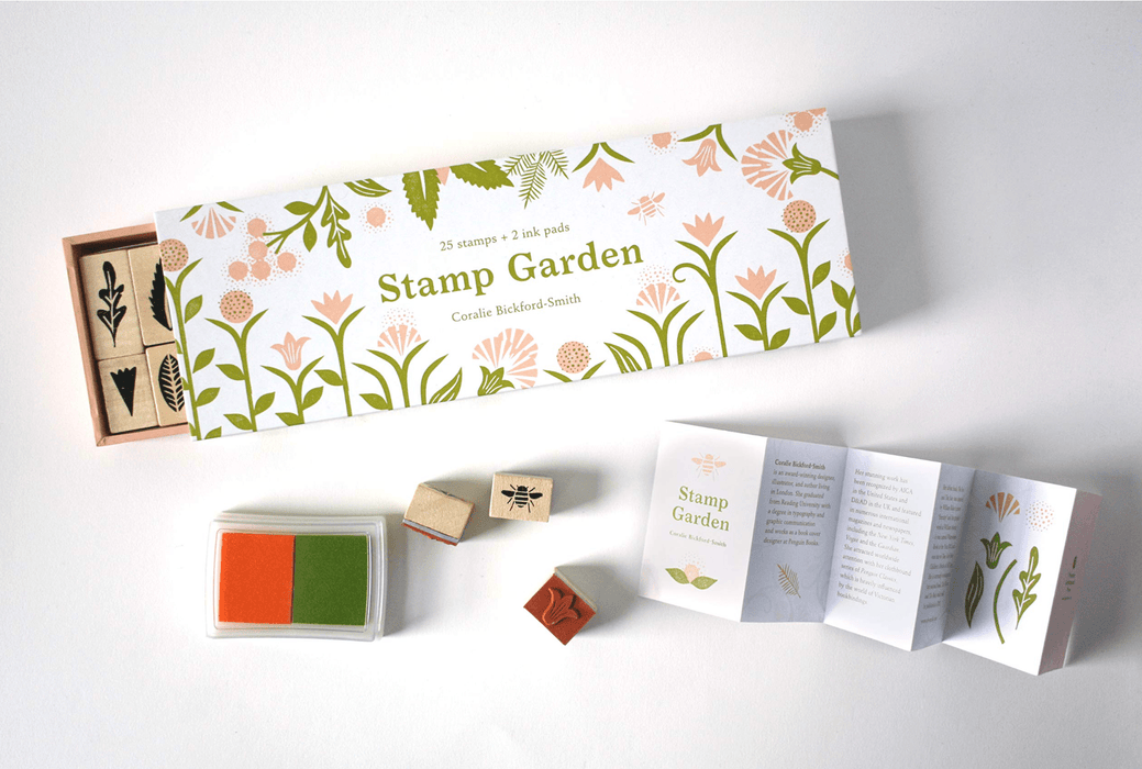 CHRONICLE BOOKS STATIONERY Stamp Garden: (25 stamps, 2 ink colors, assorted plant and flower parts, perfect for scrapbooking, printmaking, diy crafts, and journals)