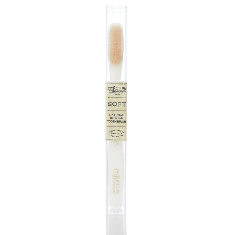 Natural Bristle Toothbrush | Soft Ivory