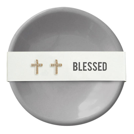 CREATIVE BRANDS JEWELRY BLESSED Fleur Jewelry Earrings & Tray Sets