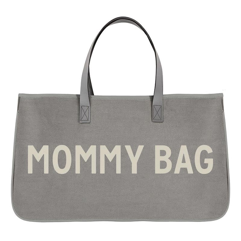 CREATIVE BRANDS TOTE BAG Grey Canvas Travel Tote
