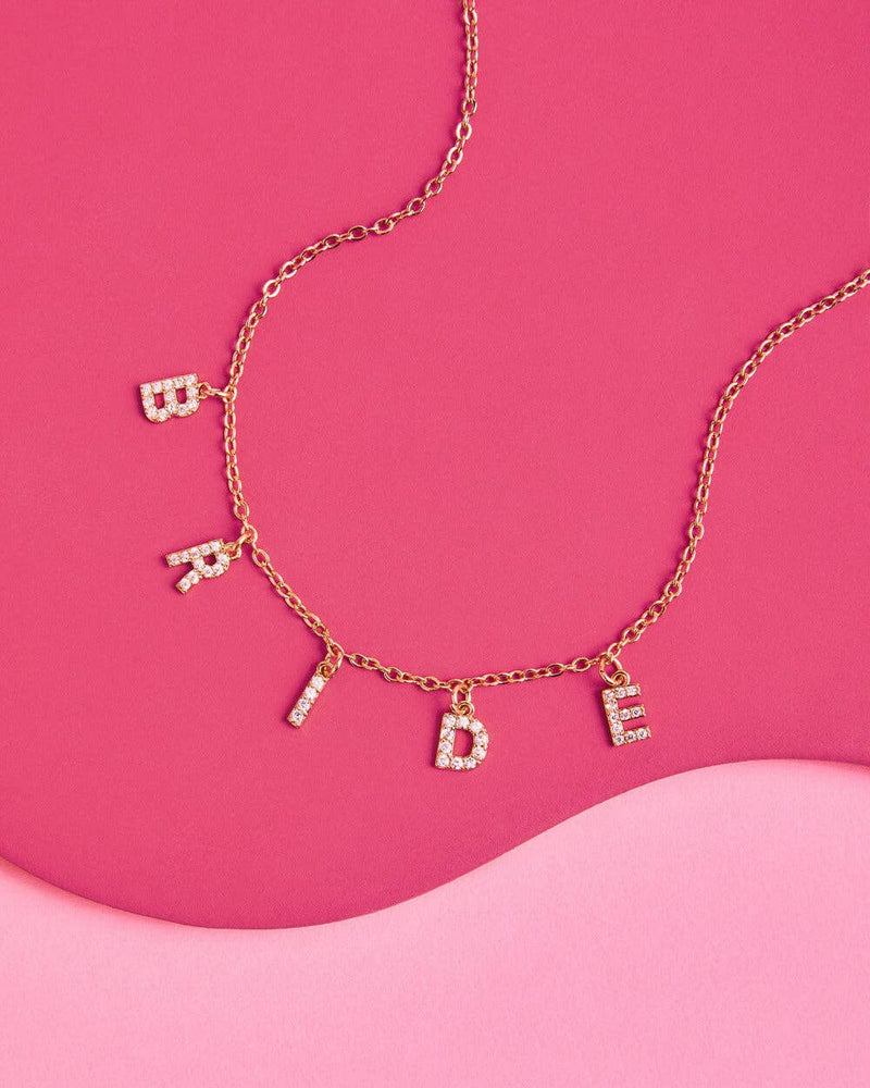 Bride Necklace, Bachelorette Party Accessory, Bridal Gift
