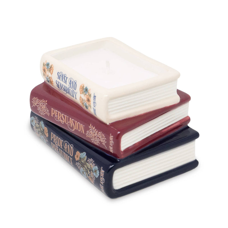 Bookstack Candle | Jane Austen