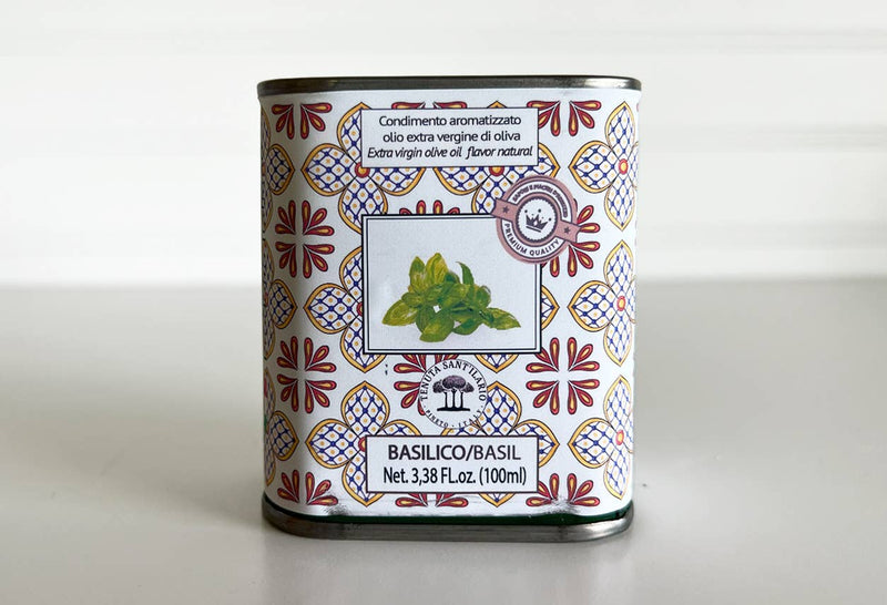 Italian Infused Extra Virgin Olive Oil in Tin - 100ml: Chili