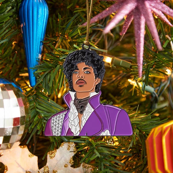 Purple Reign Enamel Holiday Ornament