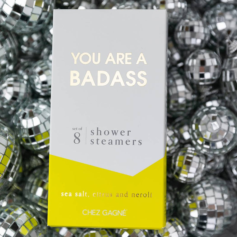 You Are A Badass - Aromatherapy Shower Steamers - Sea Salt, Citrus & Neroli - Set of 8