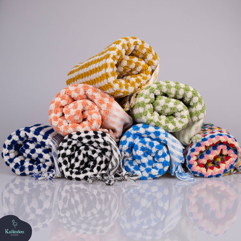 Terry Hand Towel |Turkish Cotton |Super Soft | Oversized: Green