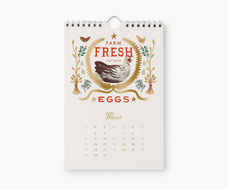 2026 Country Farm Kitchen Calendar (6x9) | CLEARANCE