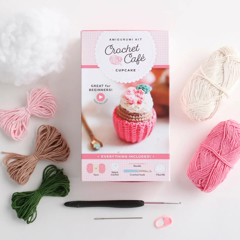 Crochet Café Amigurumi Kit Cupcake