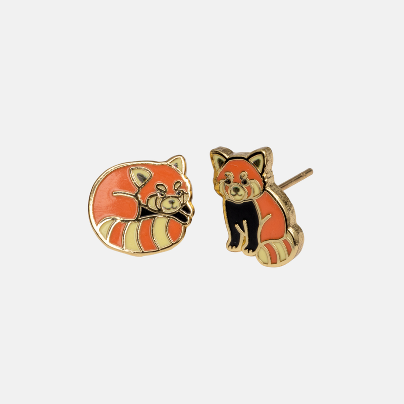 Red Panda Earrings - NEW CURIO
