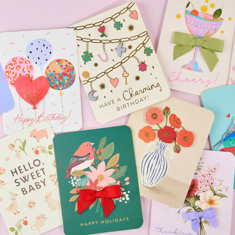 Charming Birthday Deluxe Greeting Card