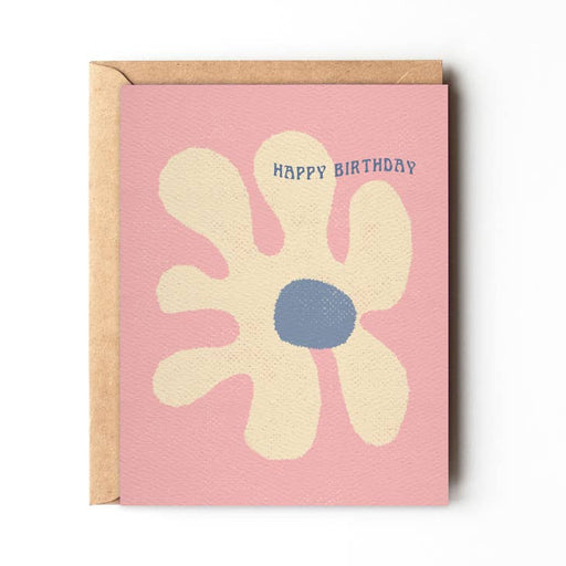 DAYDREAM PRINTS CARDS Happy Birthday | Abstract Flower Pink Birthday Card