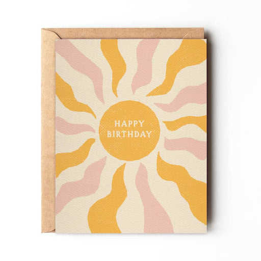 DAYDREAM PRINTS CARDS Happy Birthday | Boho Sun Birthday Card