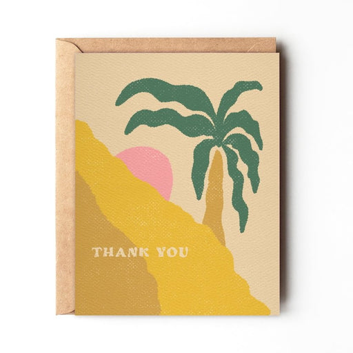 DAYDREAM PRINTS CARDS Thank You Card | Palm Springs Desert Style Card