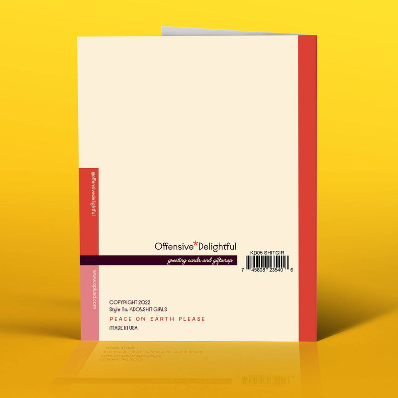 TOGETHER GIRLS birthday card